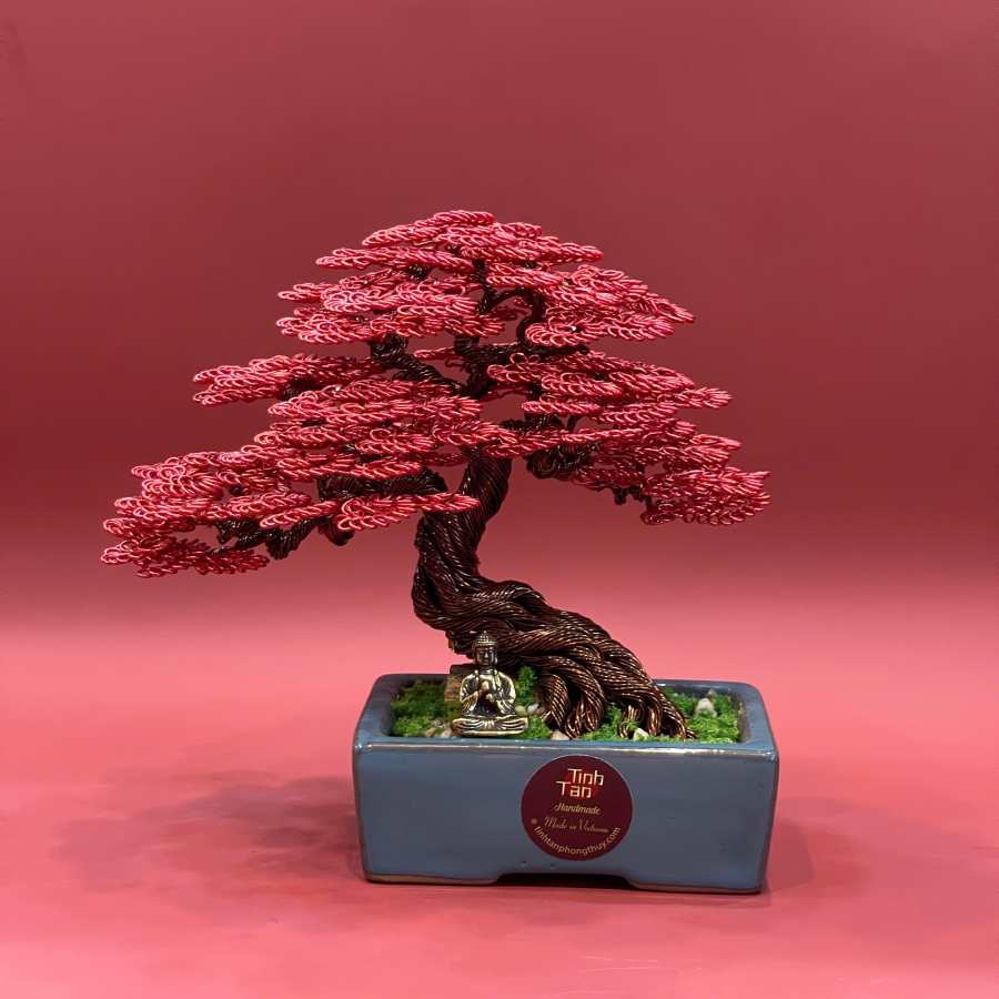 Red Wire Bonsai Tree - A Symbol of Passion and Prosperity Red Wire Bonsai Tree - A Symbol of Passion and Prosperity